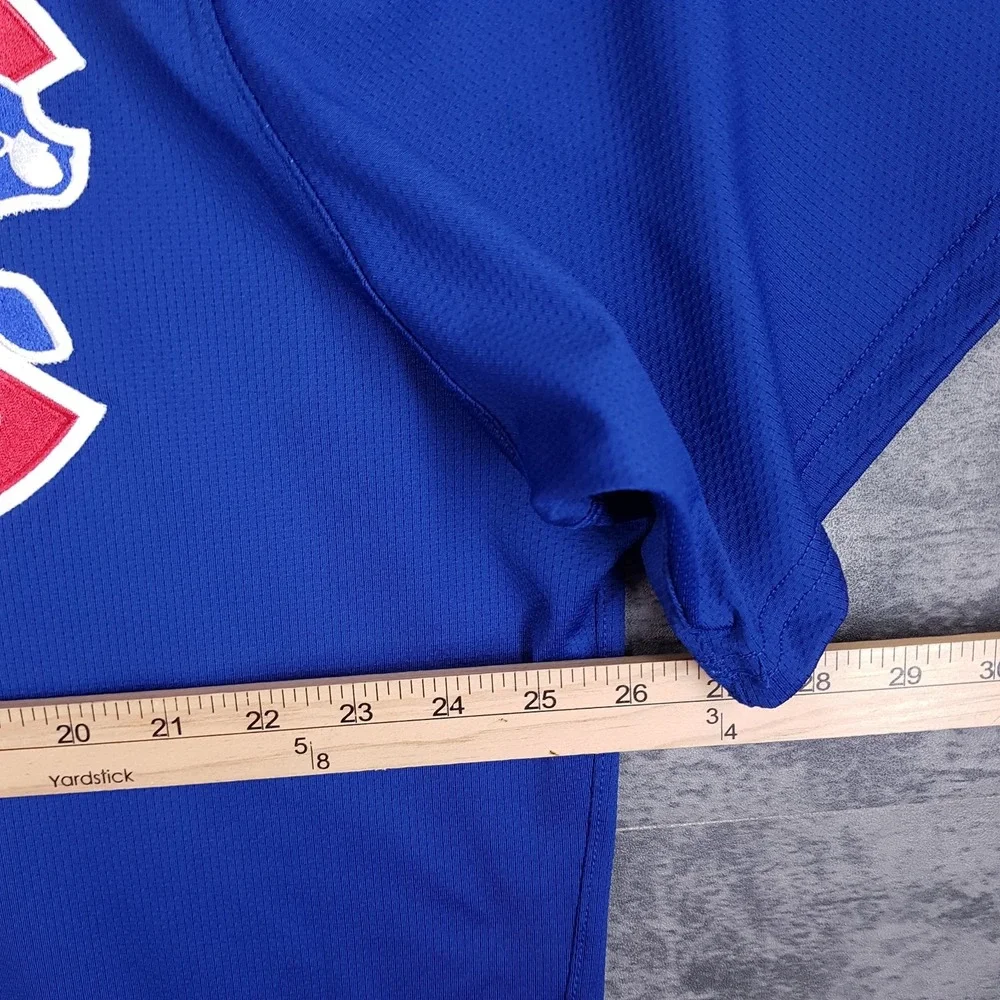 NIKE Chicago Cubs Vapor Elite Authentic Jersey Mens Size 52 2XL Blue Red